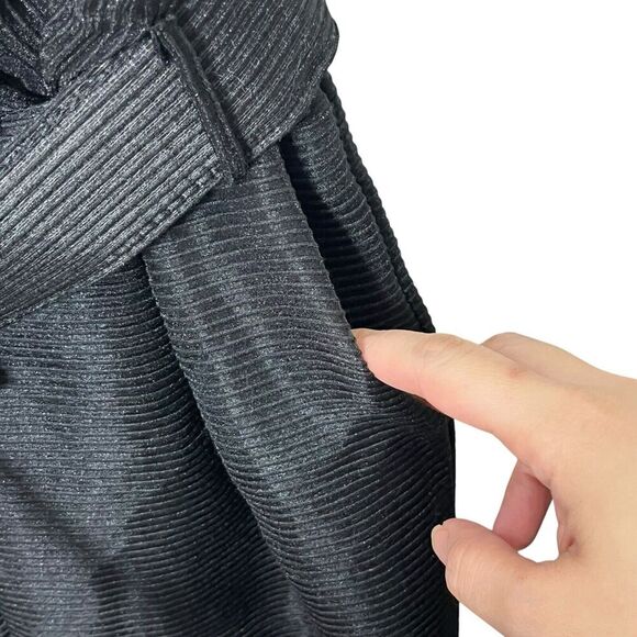 Alice McCall Justify My Love Jumpsuit in Black Belted Ruffle Women’s Size 0 New - Picture 8 of 11